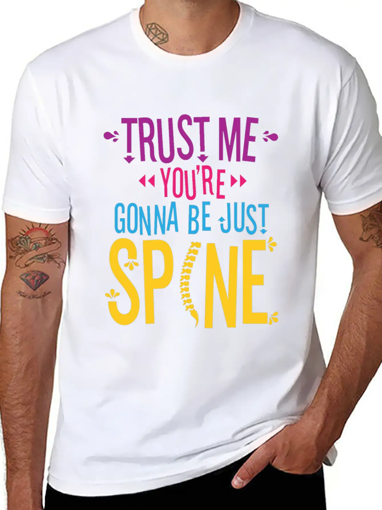 Chiropractic Chiropractor Funny Saying Essential Cotton Tee For Daily Outfits – Unisex Style