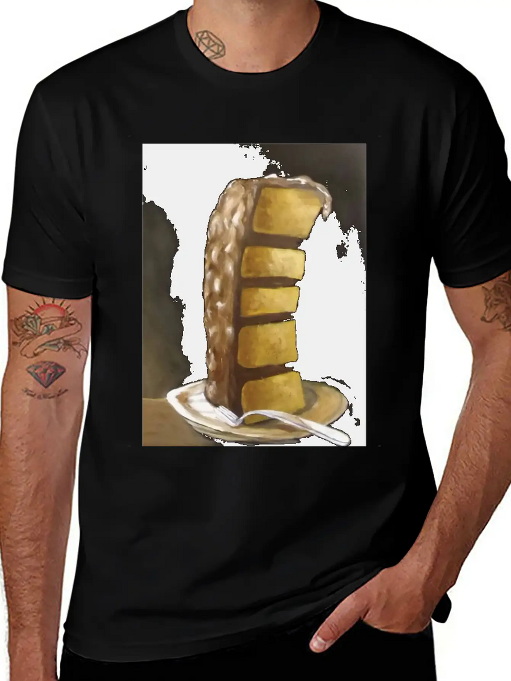 Chocolate Cake Relaxed Everyday Tee – Lightweight And Durable Cotton