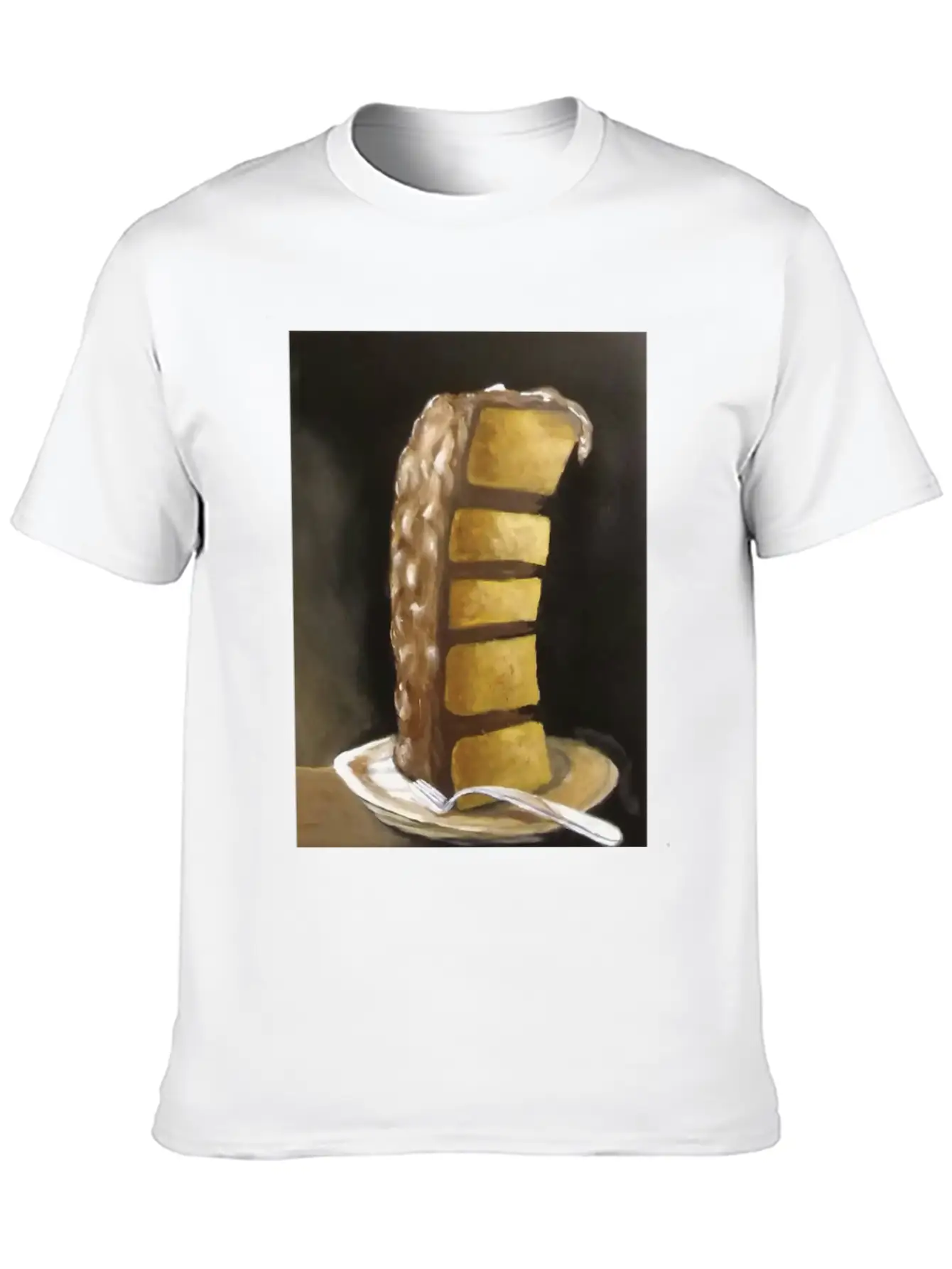 Chocolate Cake Relaxed Everyday Tee – Lightweight And Durable Cotton