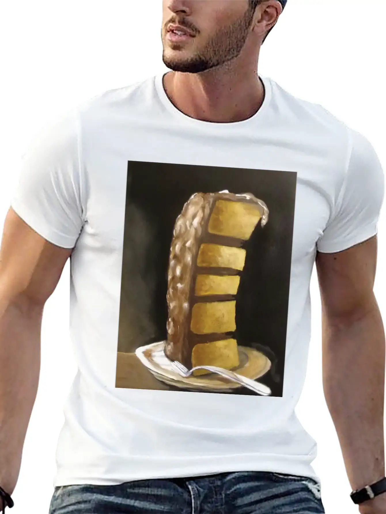 Chocolate Cake Relaxed Everyday Tee – Lightweight And Durable Cotton