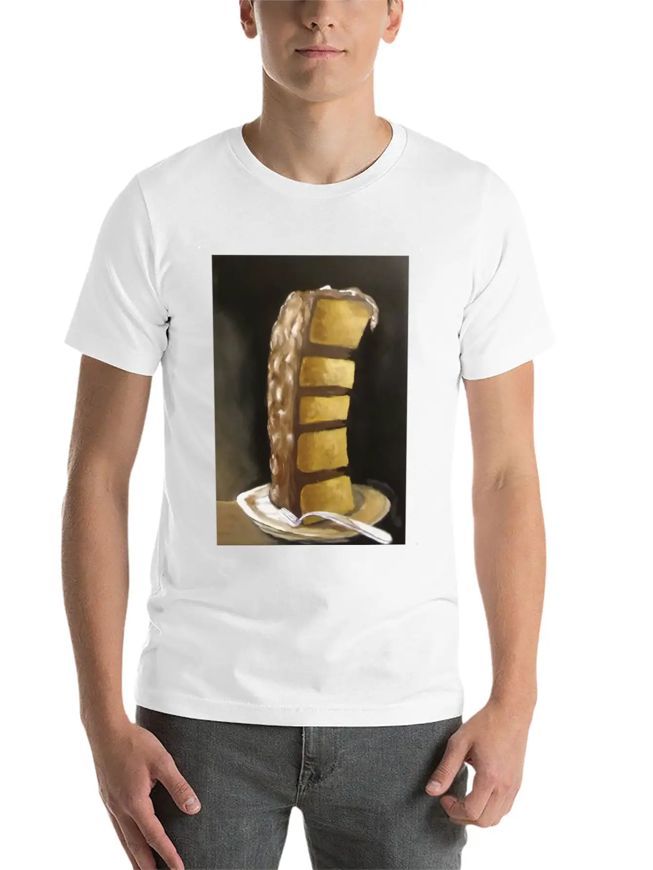 Chocolate Cake Relaxed Everyday Tee – Lightweight And Durable Cotton