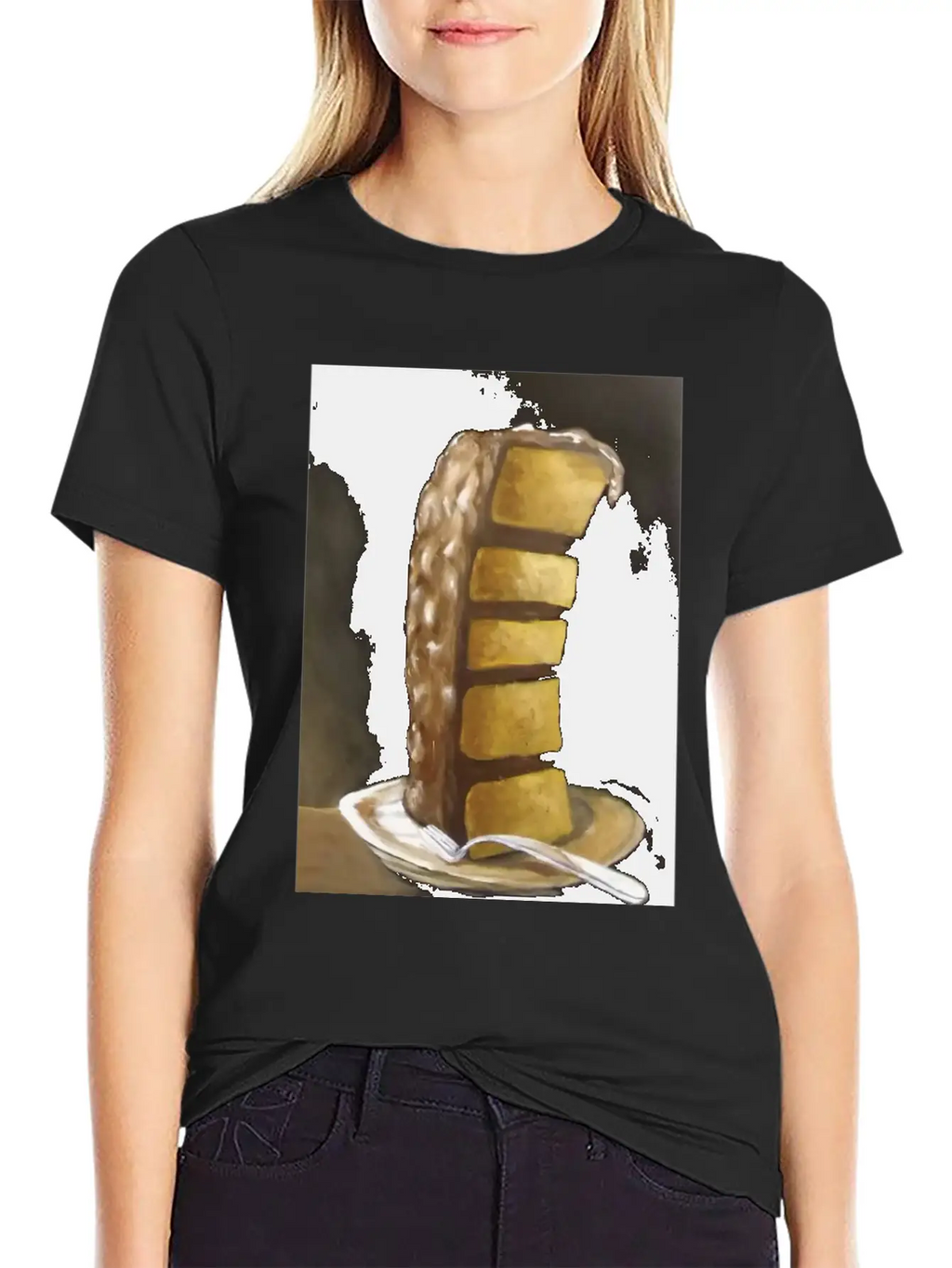 Chocolate Cake Relaxed Everyday Tee – Lightweight And Durable Cotton