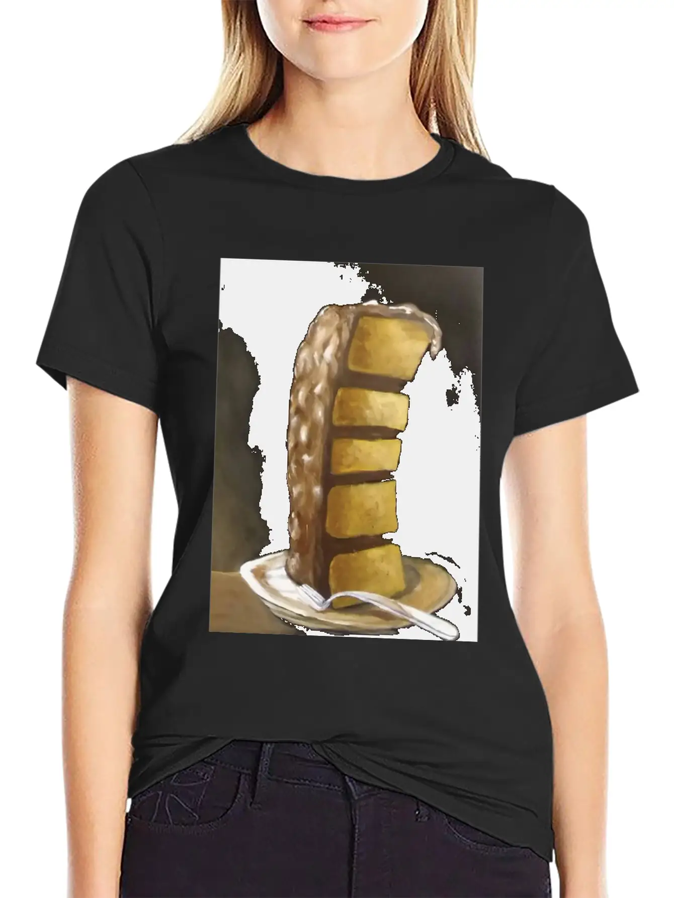 Chocolate Cake Relaxed Everyday Tee – Lightweight And Durable Cotton