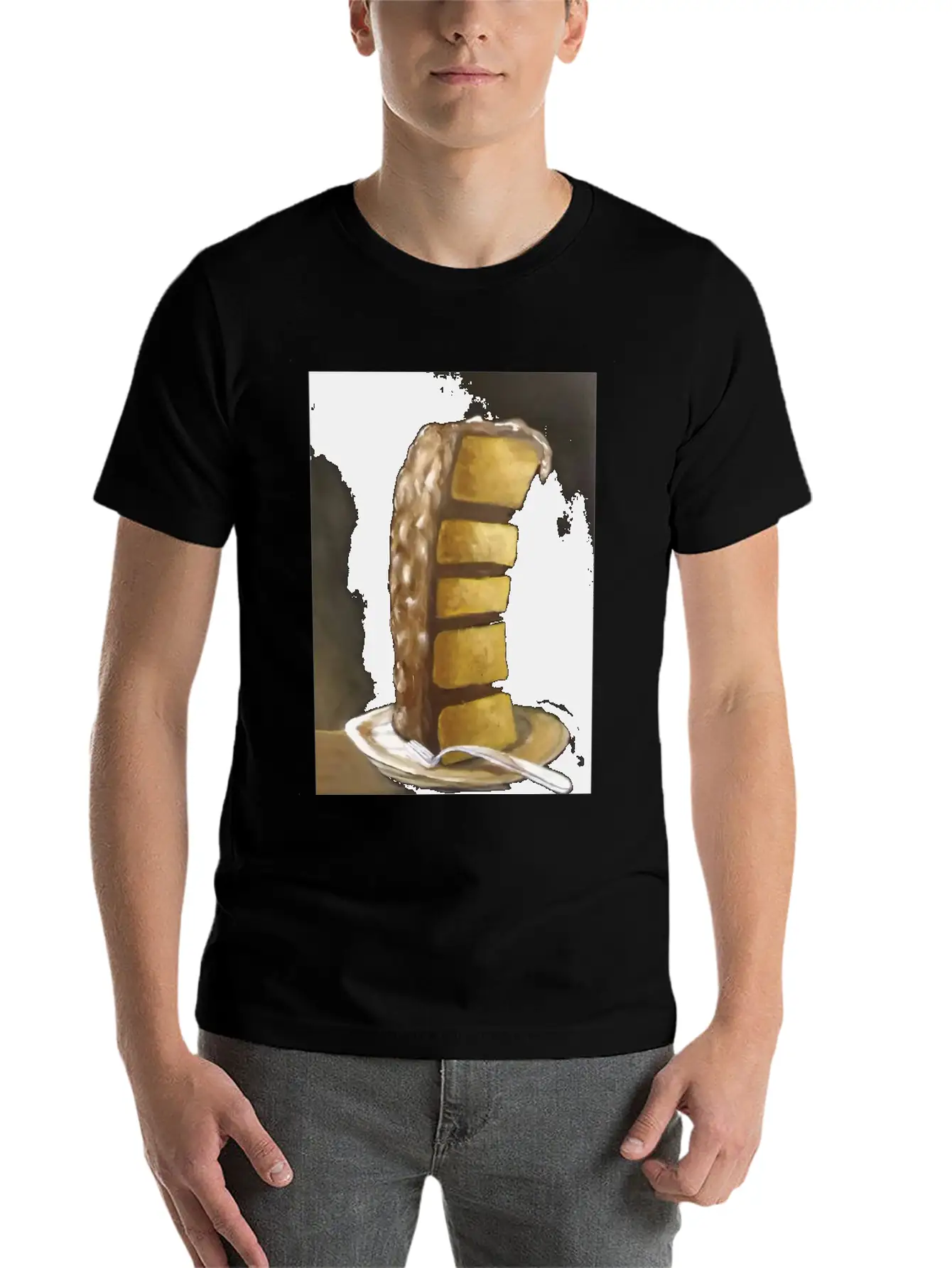 Chocolate Cake Relaxed Everyday Tee – Lightweight And Durable Cotton