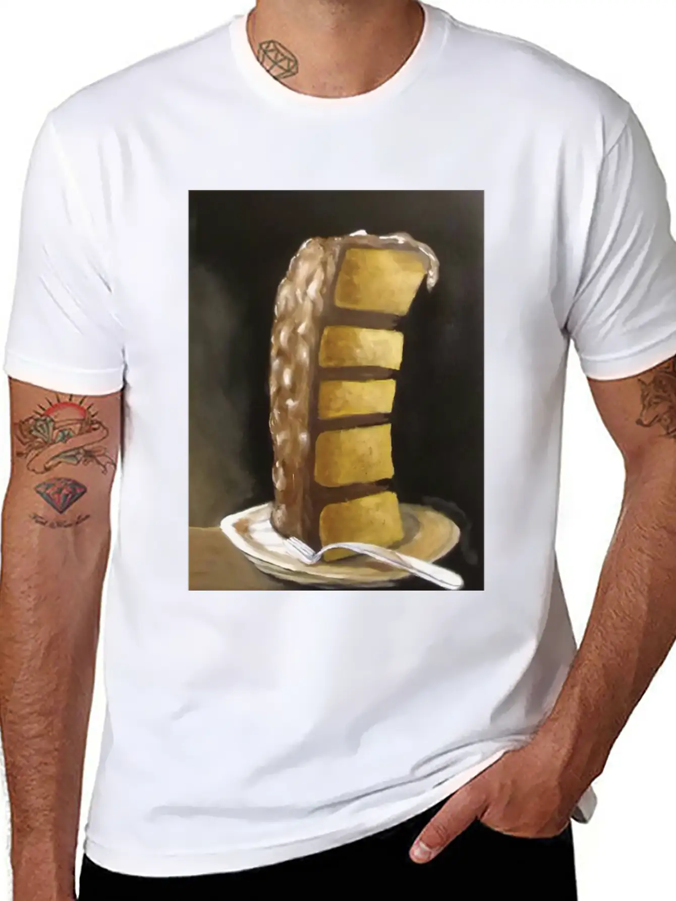 Chocolate Cake Relaxed Everyday Tee – Lightweight And Durable Cotton