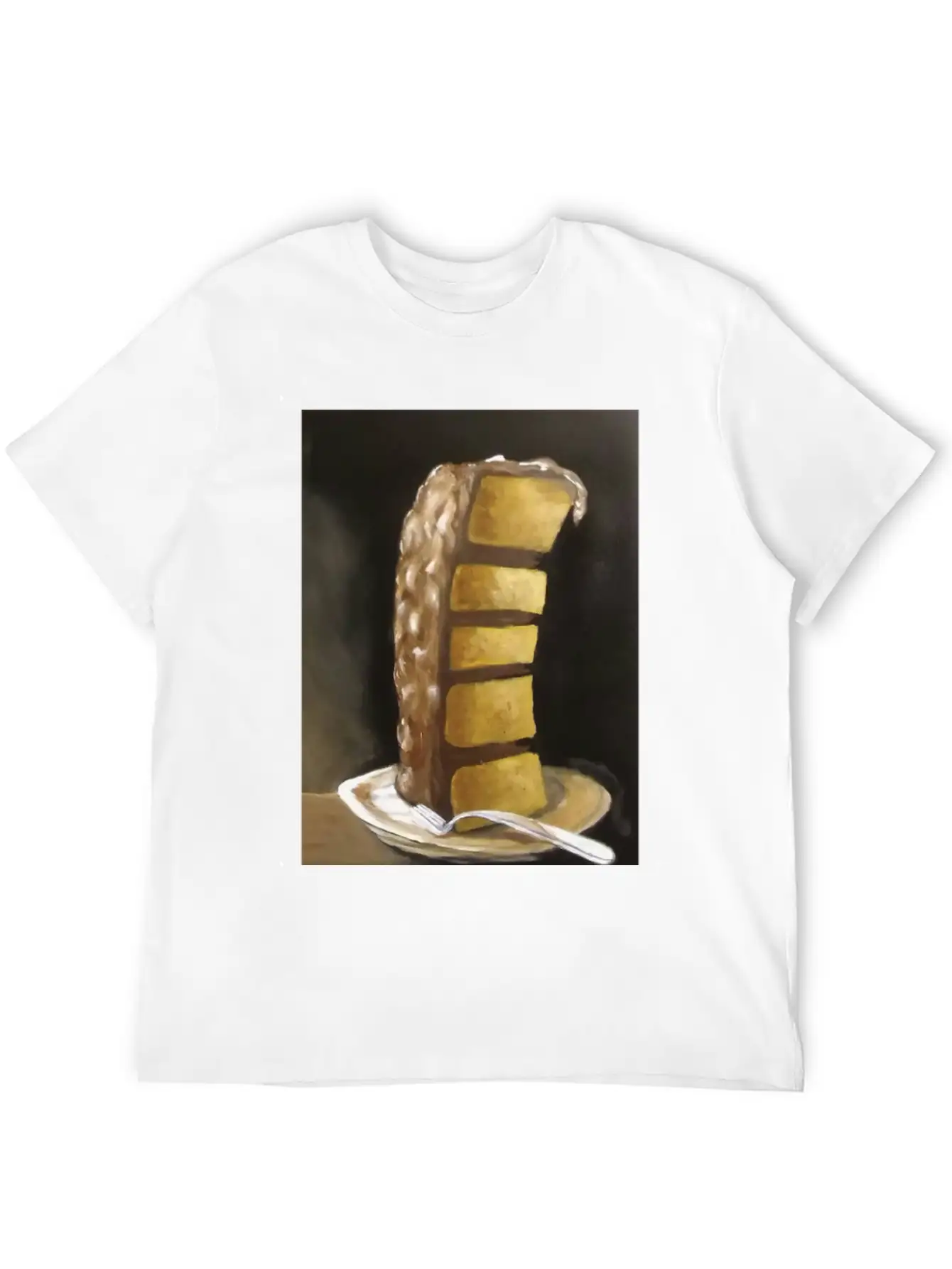 Chocolate Cake Relaxed Everyday Tee – Lightweight And Durable Cotton