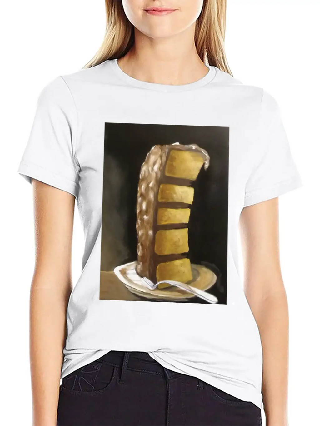 Chocolate Cake Relaxed Everyday Tee – Lightweight And Durable Cotton