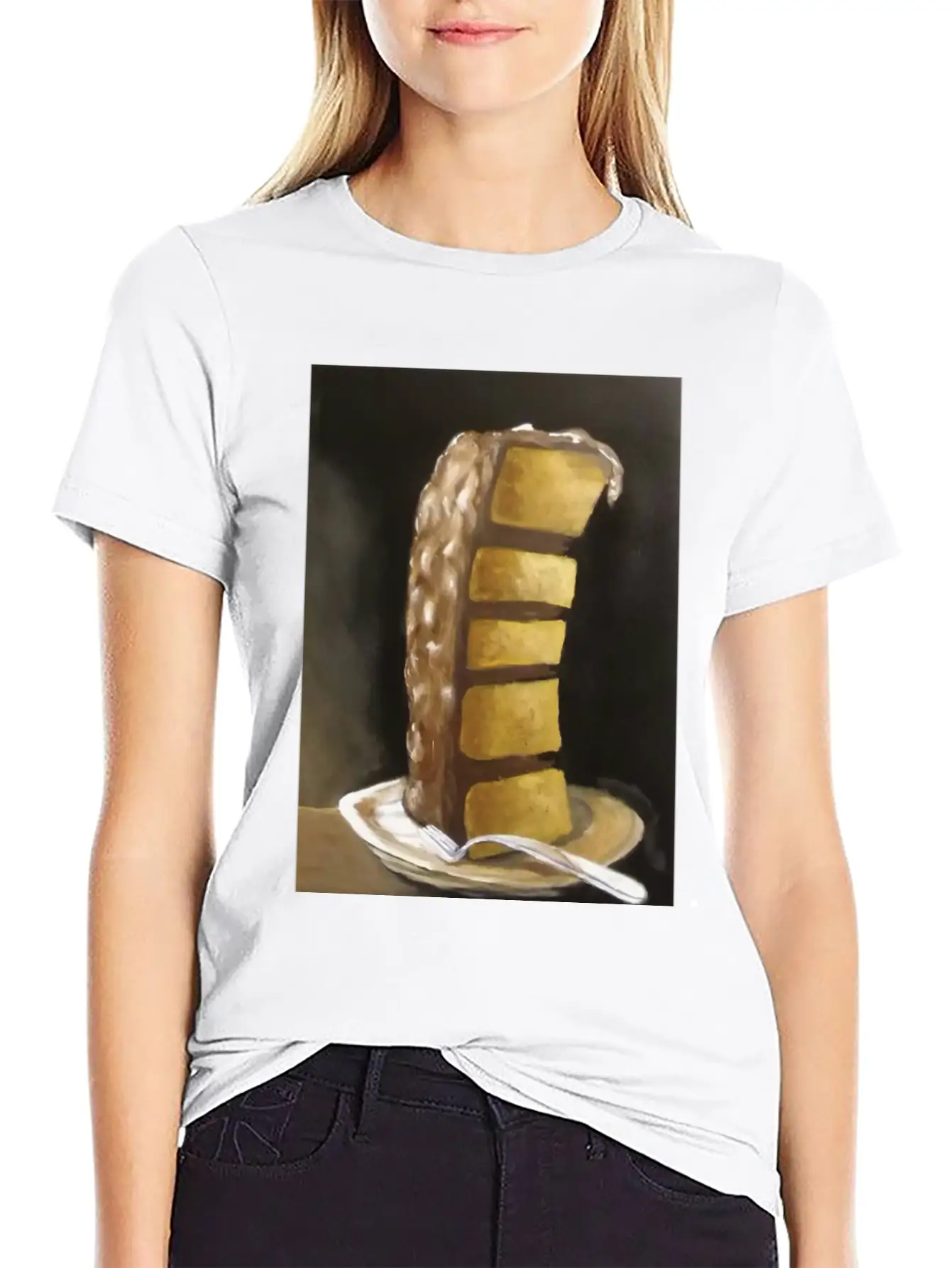 Chocolate Cake Relaxed Everyday Tee – Lightweight And Durable Cotton