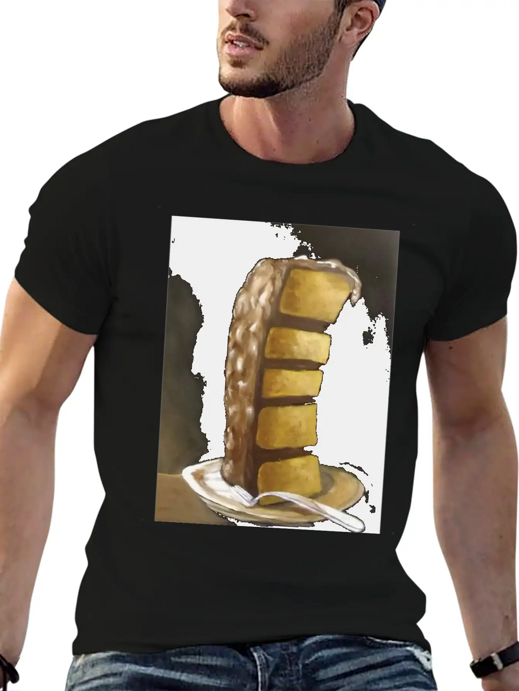 Chocolate Cake Relaxed Everyday Tee – Lightweight And Durable Cotton