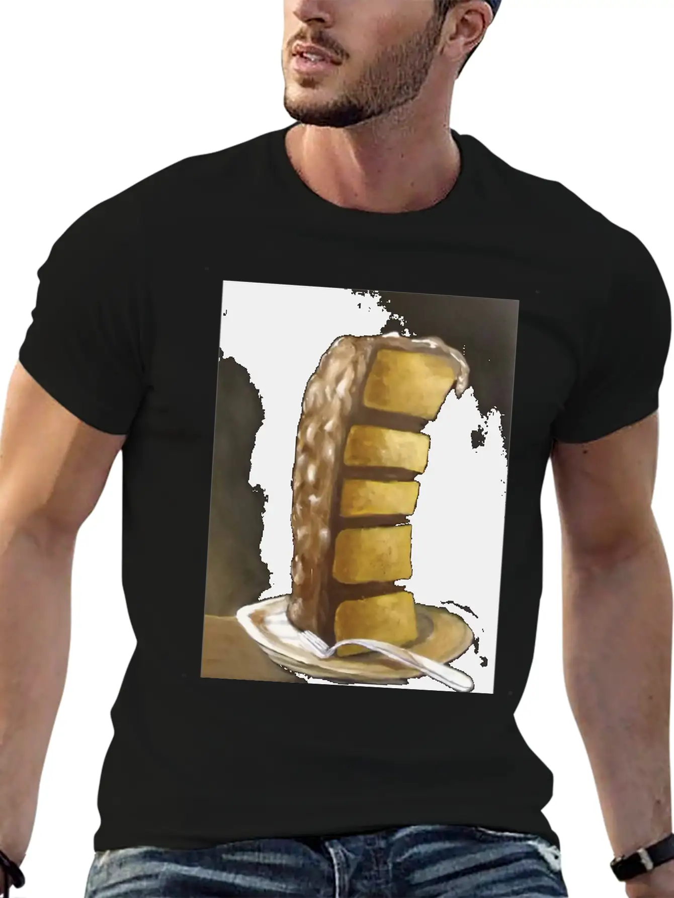 Chocolate Cake Relaxed Everyday Tee – Lightweight And Durable Cotton
