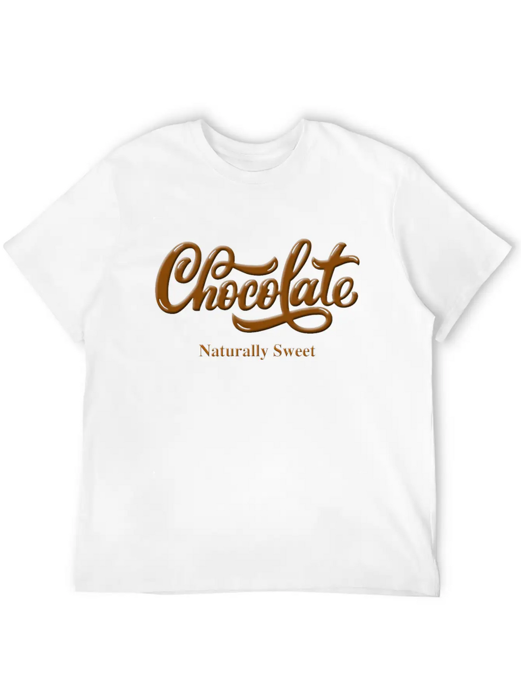 Chocolate Naturally Sweet Proud Black Woman Breathable Soft Cotton T-Shirt – Timeless Casual Look