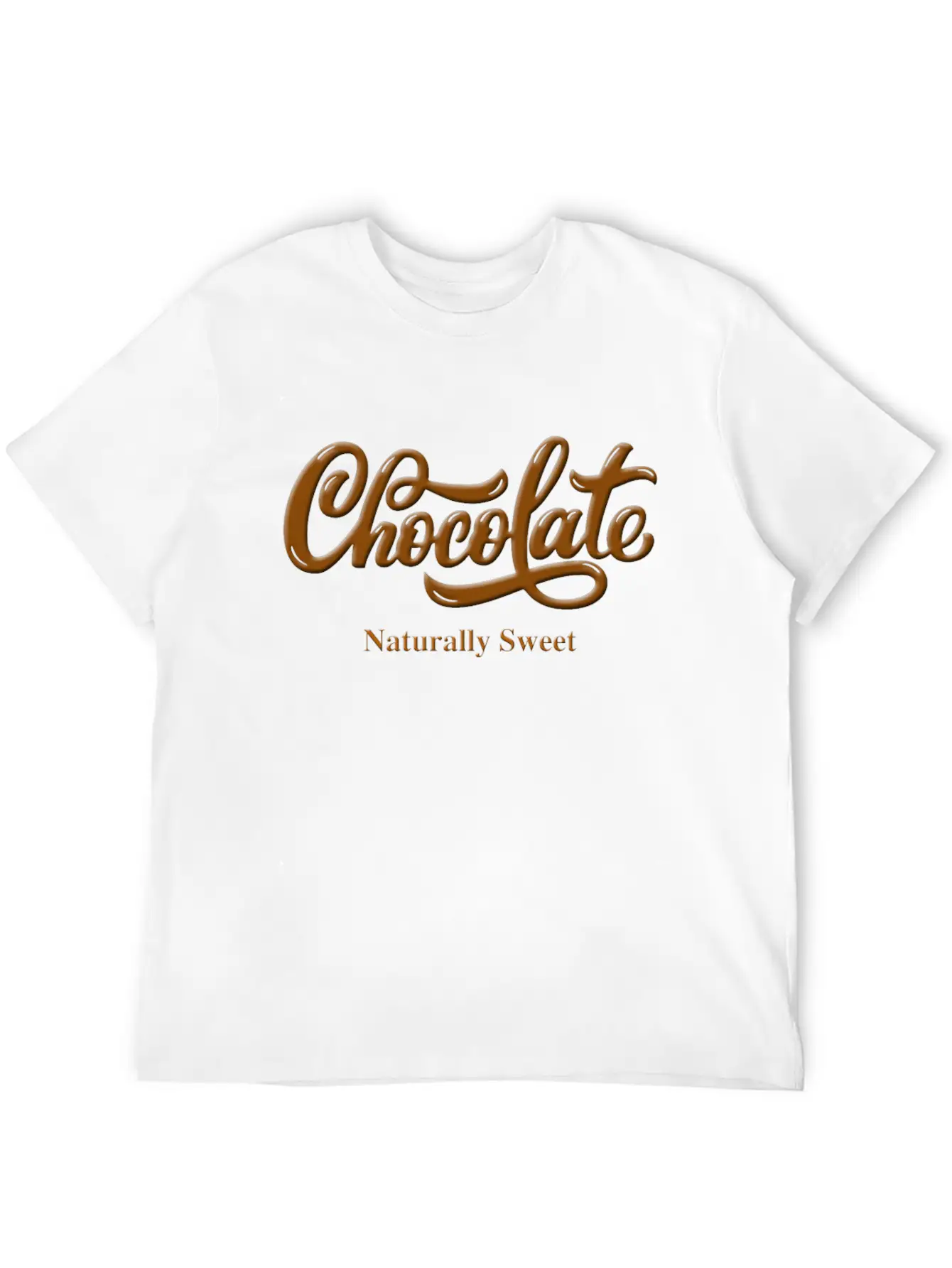 Chocolate Naturally Sweet Proud Black Woman Breathable Soft Cotton T-Shirt – Timeless Casual Look