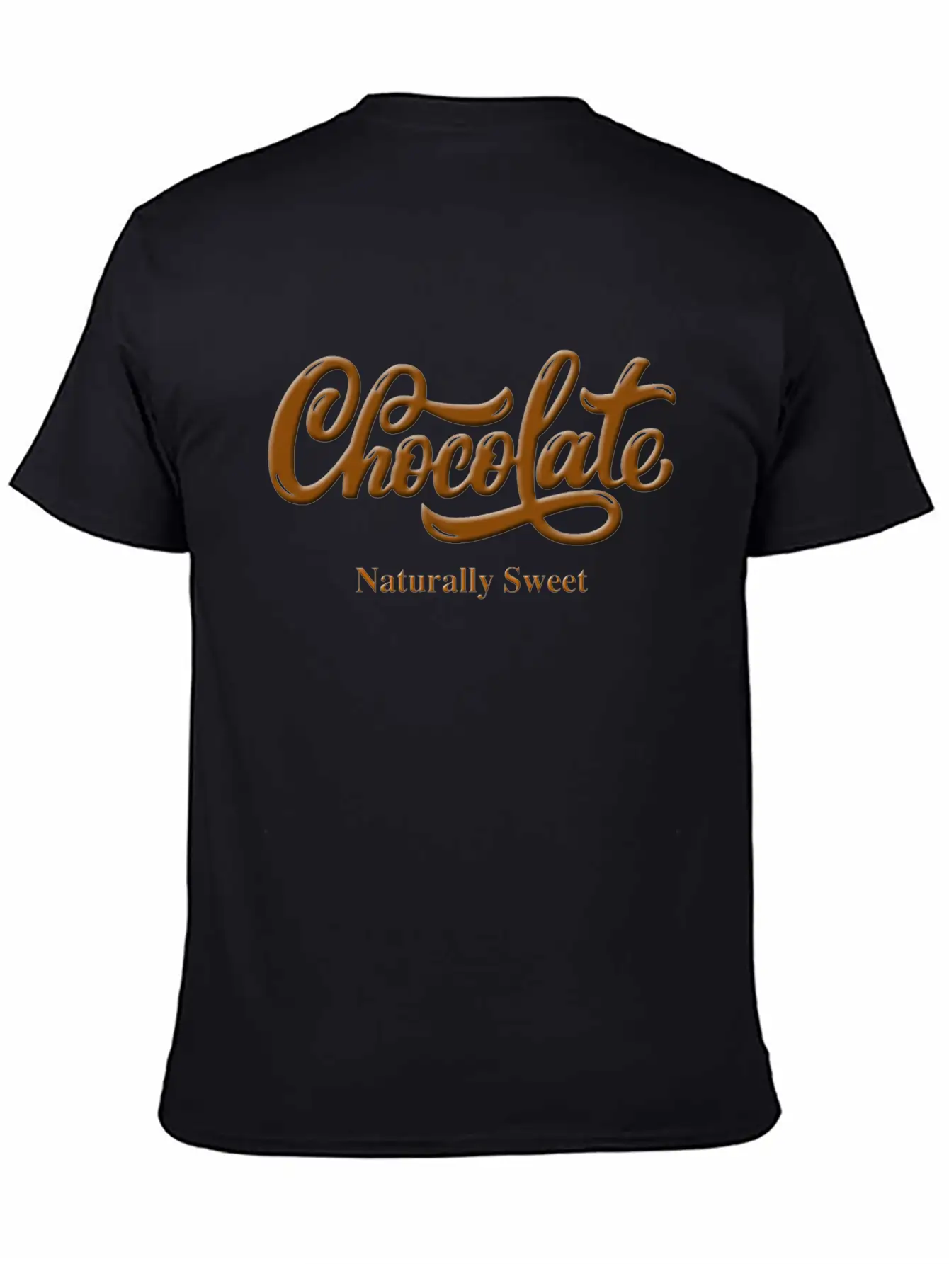 Chocolate Naturally Sweet Proud Black Woman Breathable Soft Cotton T-Shirt – Timeless Casual Look