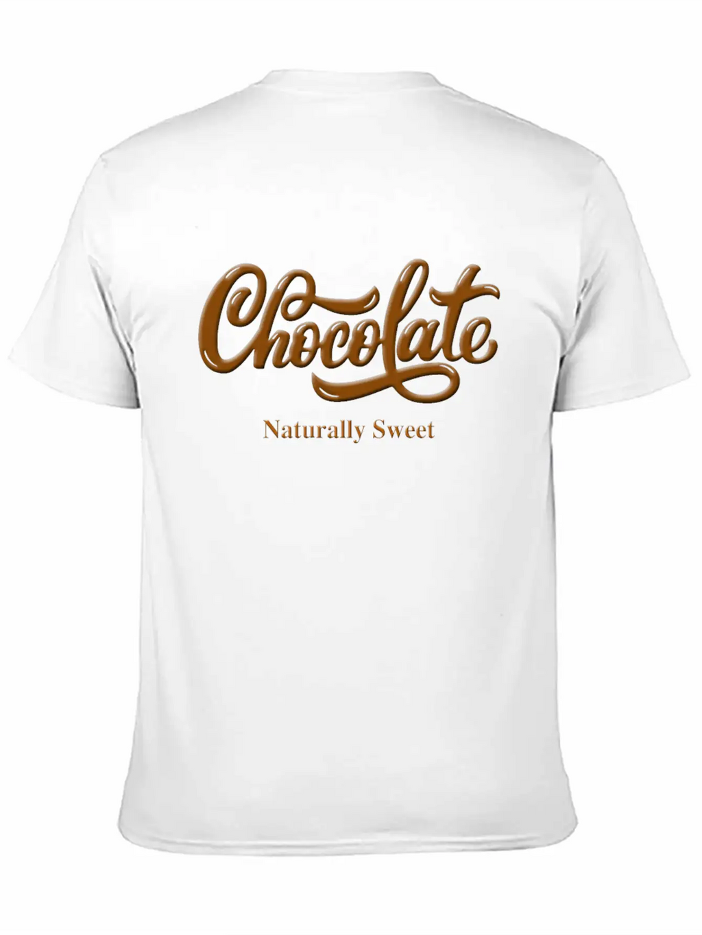 Chocolate Naturally Sweet Proud Black Woman Breathable Soft Cotton T-Shirt – Timeless Casual Look