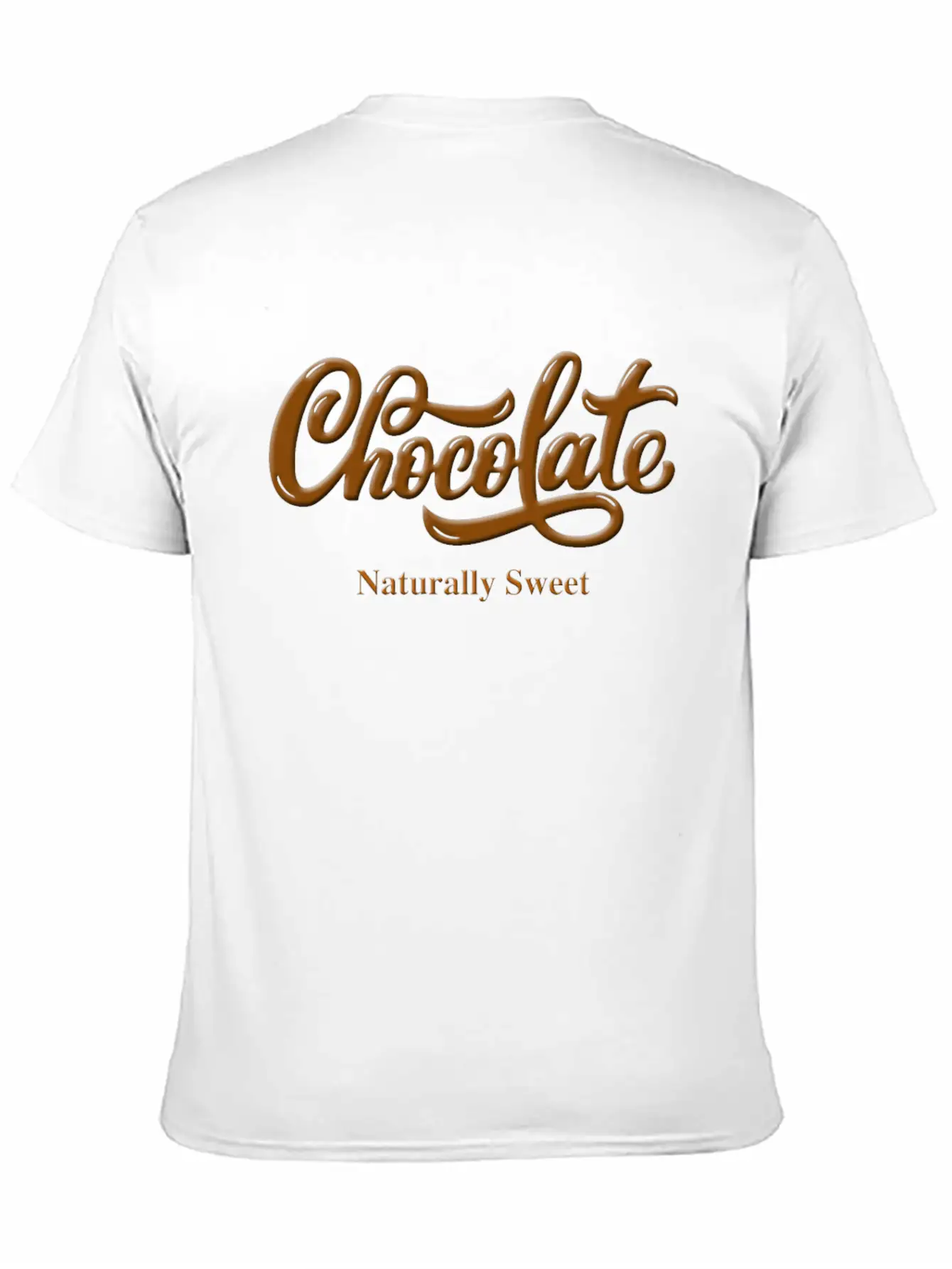 Chocolate Naturally Sweet Proud Black Woman Breathable Soft Cotton T-Shirt – Timeless Casual Look