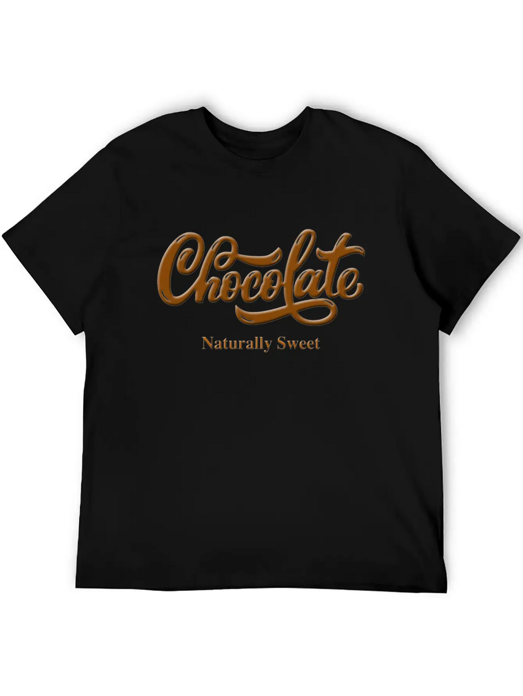 Chocolate Naturally Sweet Proud Black Woman Breathable Soft Cotton T-Shirt – Timeless Casual Look