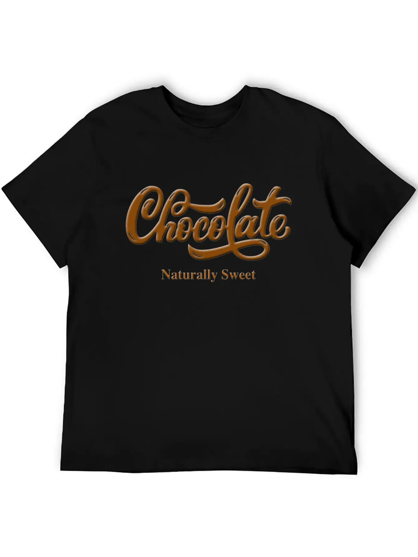Chocolate Naturally Sweet Proud Black Woman Breathable Soft Cotton T-Shirt – Timeless Casual Look