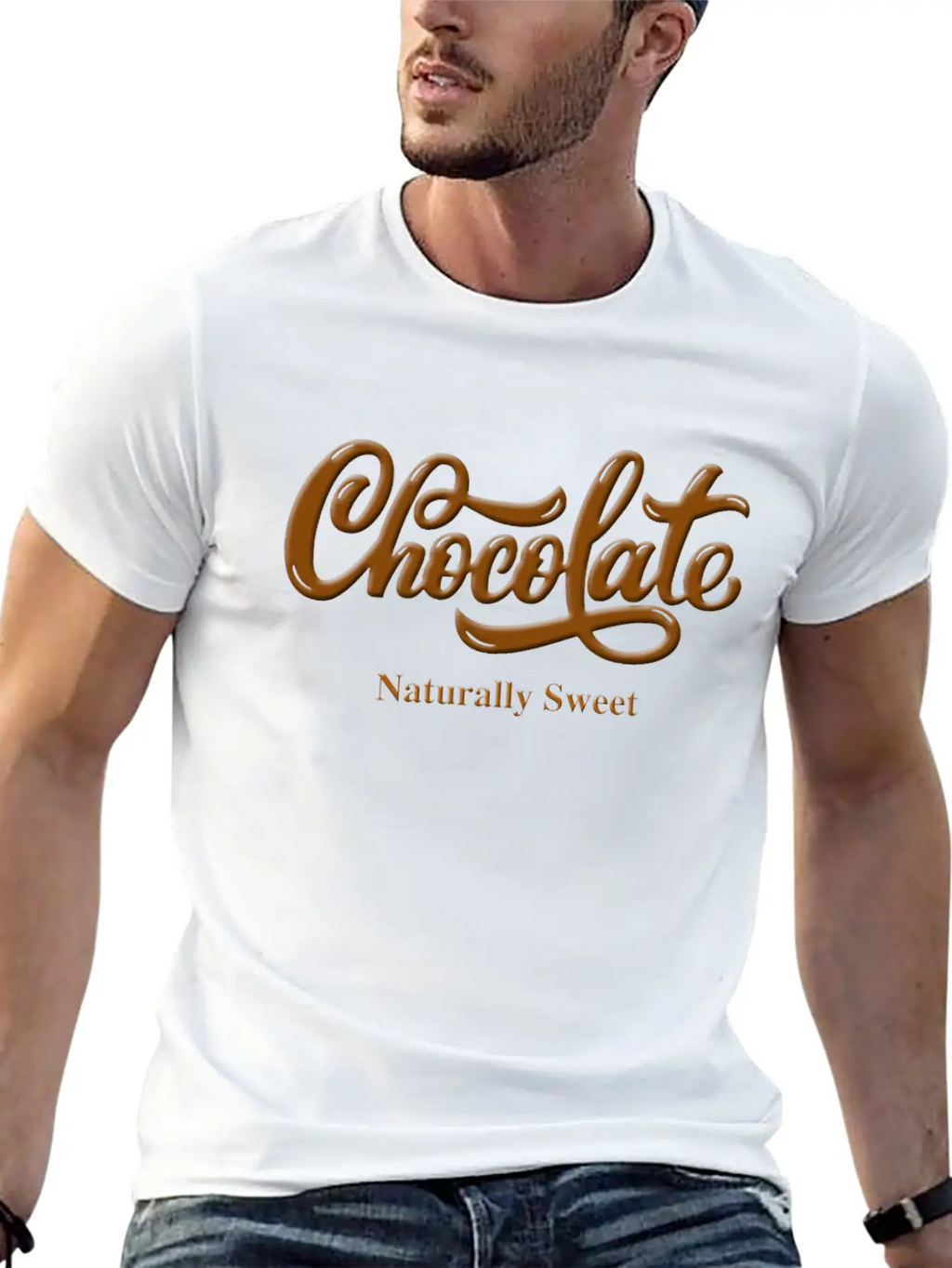 Chocolate Naturally Sweet Proud Black Woman Breathable Soft Cotton T-Shirt – Timeless Casual Look