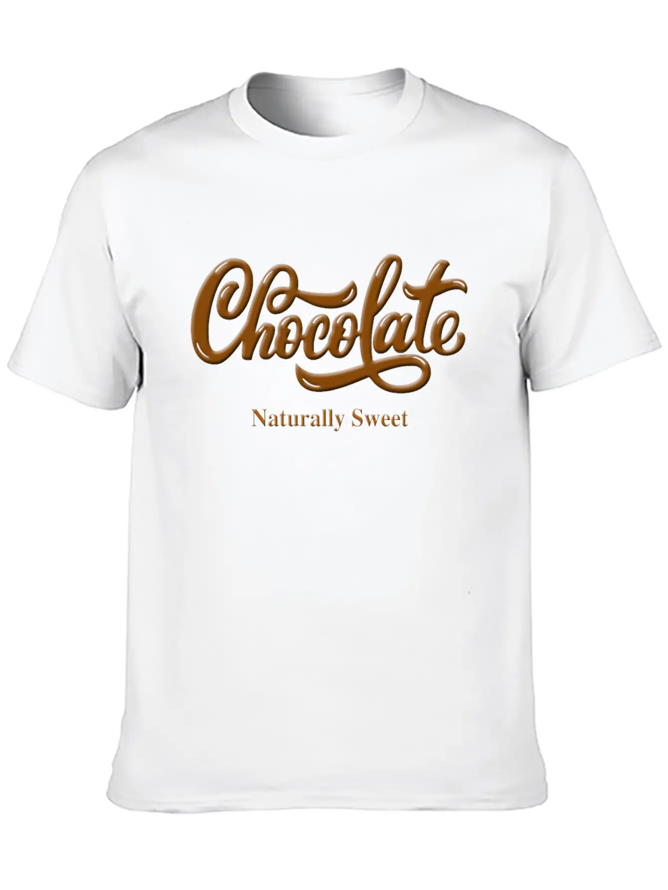 Chocolate Naturally Sweet Proud Black Woman Breathable Soft Cotton T-Shirt – Timeless Casual Look