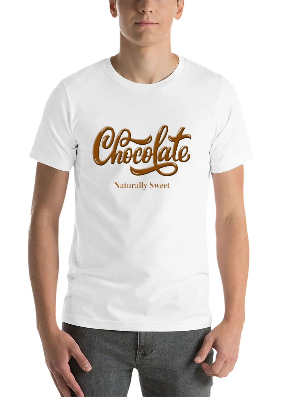 Chocolate Naturally Sweet Proud Black Woman Breathable Soft Cotton T-Shirt – Timeless Casual Look