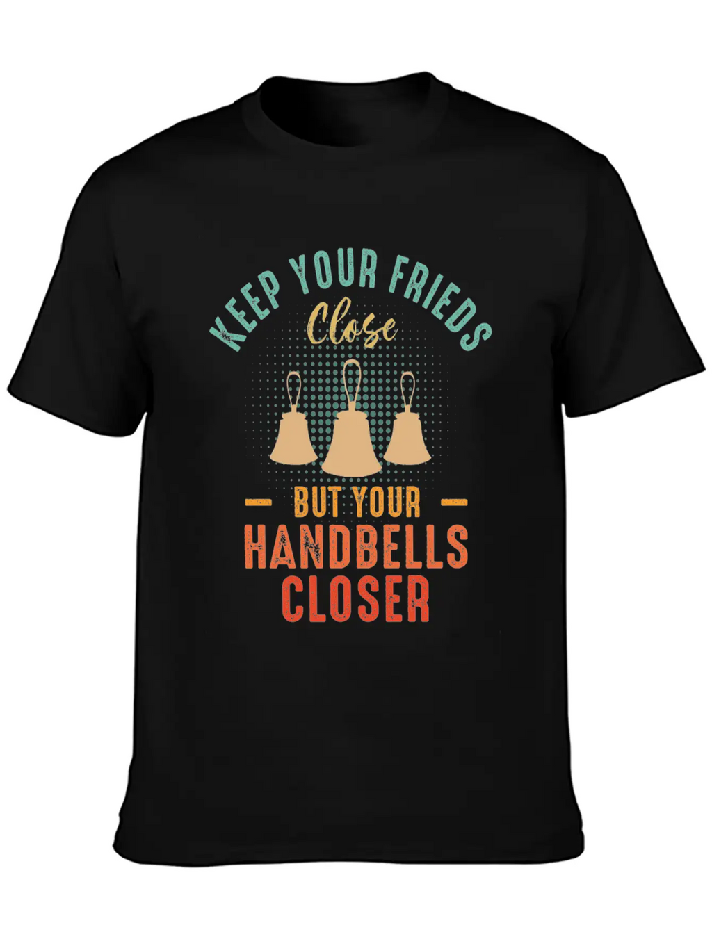 Choir Music Instrument Handbell Choir Stylish Everyday T-Shirt – Unisex Basic Cotton Tee