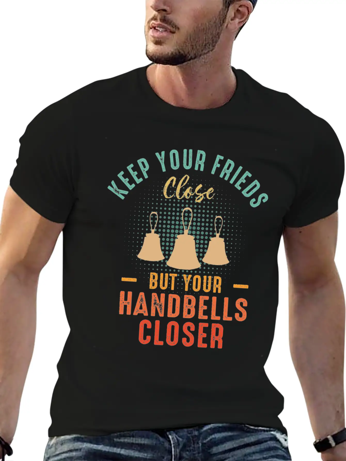 Choir Music Instrument Handbell Choir Stylish Everyday T-Shirt – Unisex Basic Cotton Tee