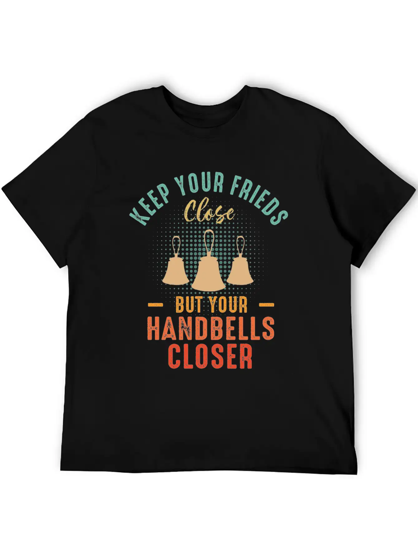 Choir Music Instrument Handbell Choir Stylish Everyday T-Shirt – Unisex Basic Cotton Tee