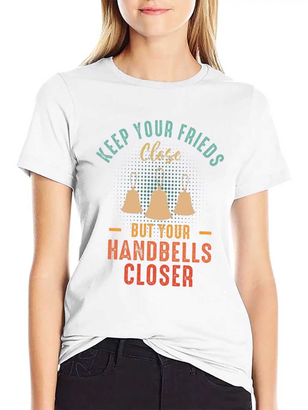 Choir Music Instrument Handbell Choir Stylish Everyday T-Shirt – Unisex Basic Cotton Tee