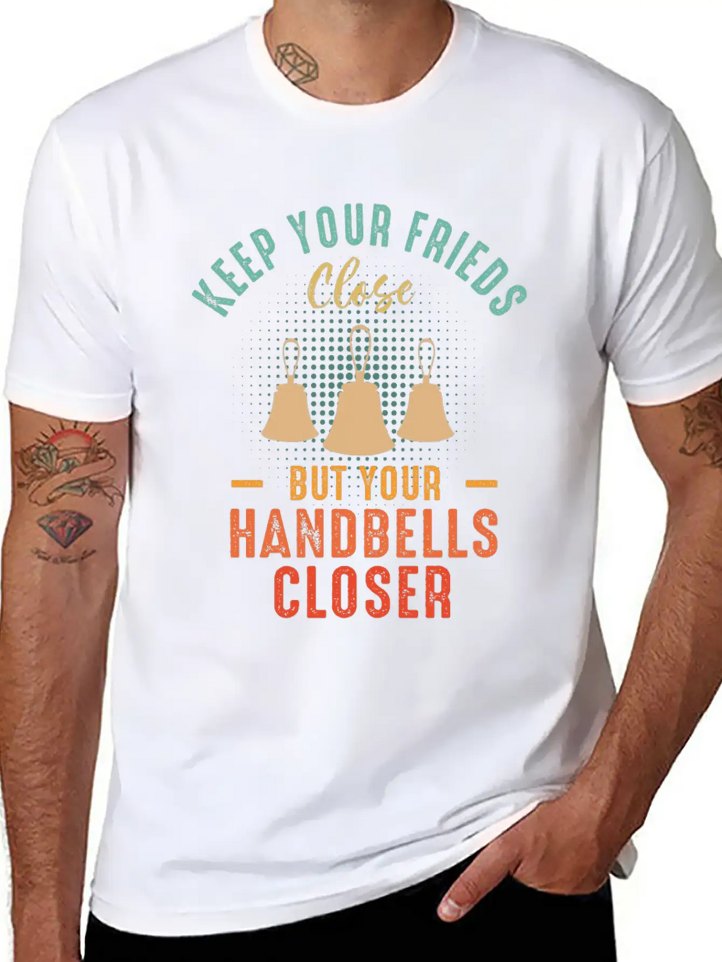 Choir Music Instrument Handbell Choir Stylish Everyday T-Shirt – Unisex Basic Cotton Tee