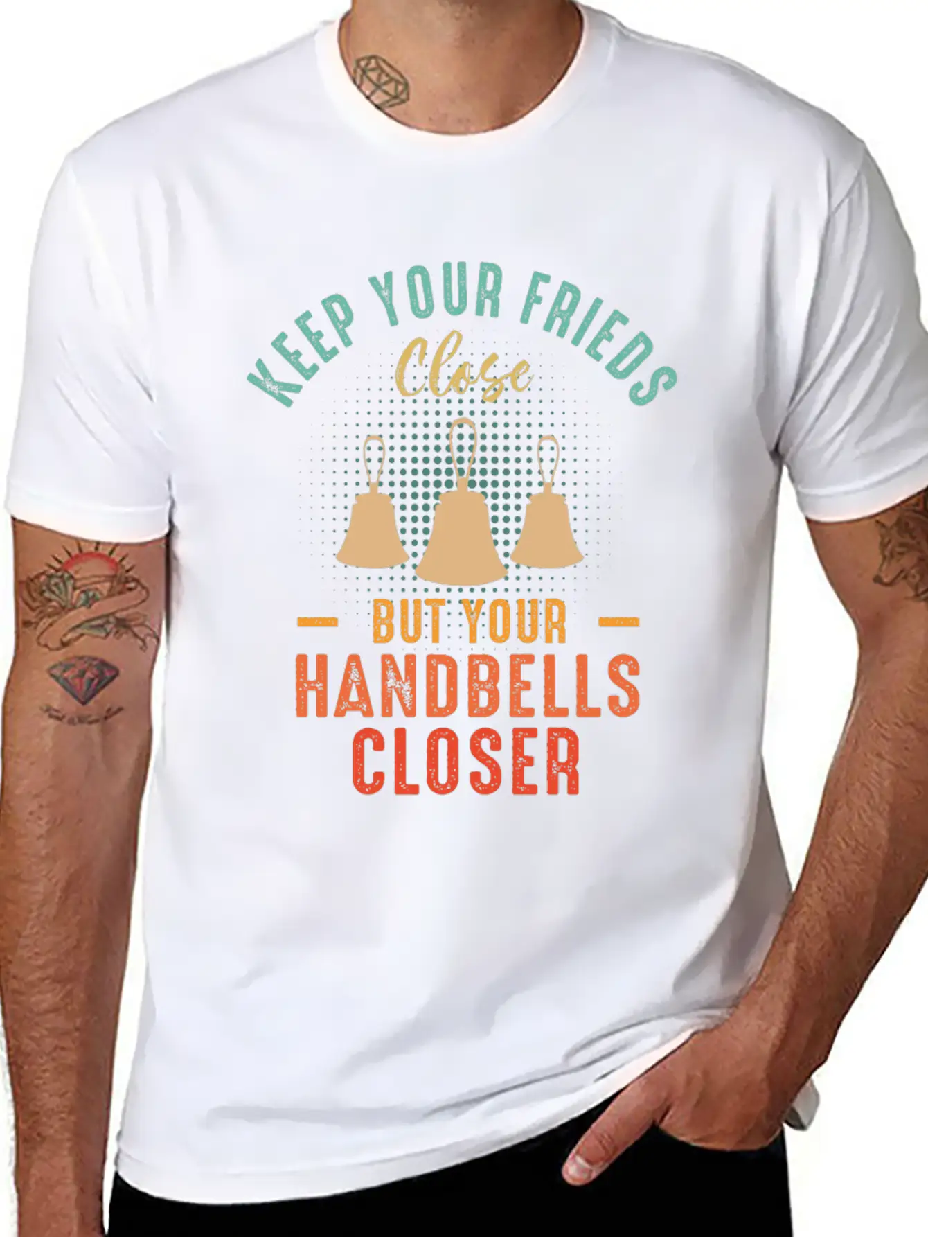 Choir Music Instrument Handbell Choir Stylish Everyday T-Shirt – Unisex Basic Cotton Tee