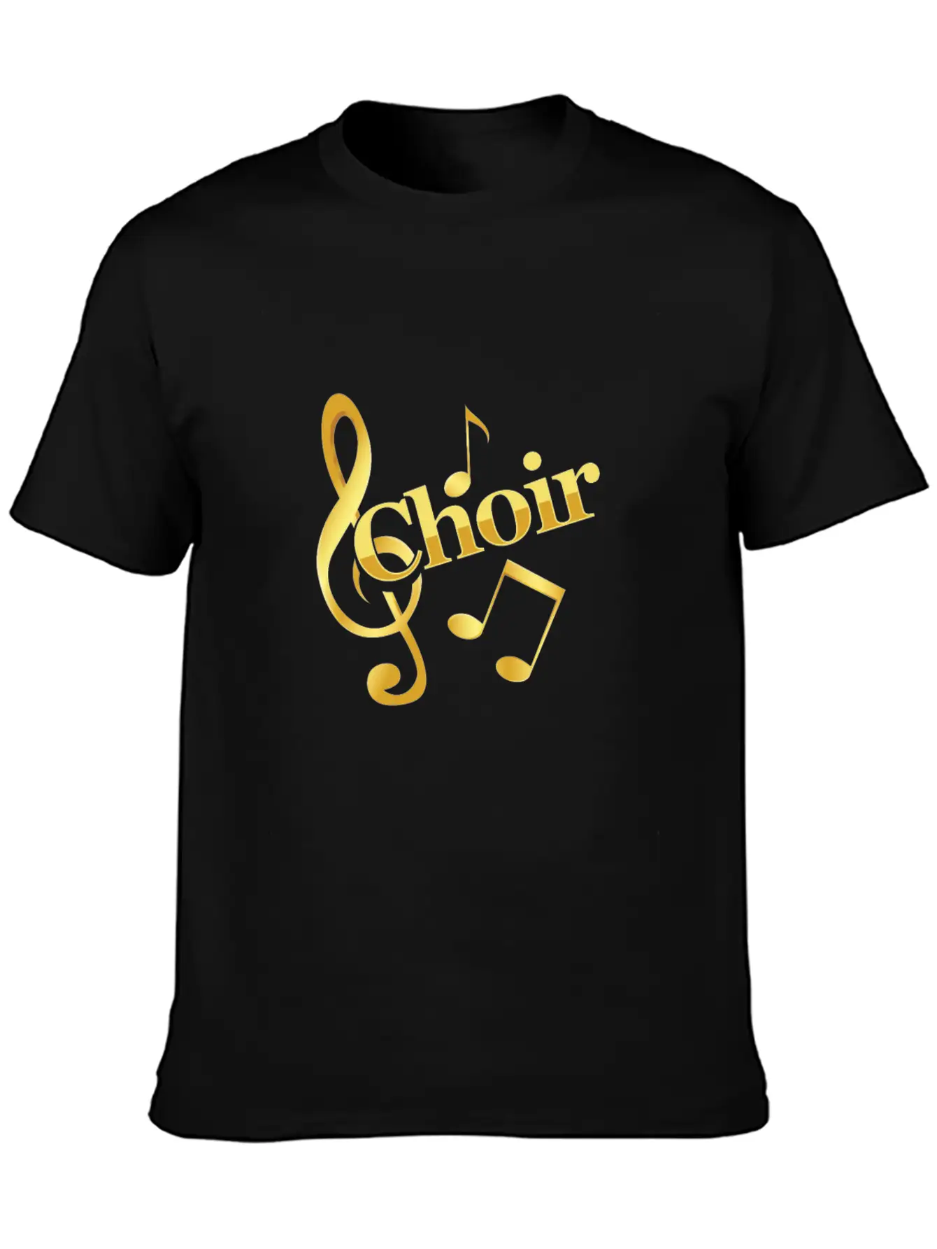 Choir Music Notes Clef Chorus Choral Music Gift Unisex Casual T-Shirt – Clean Design For Daily Comfort