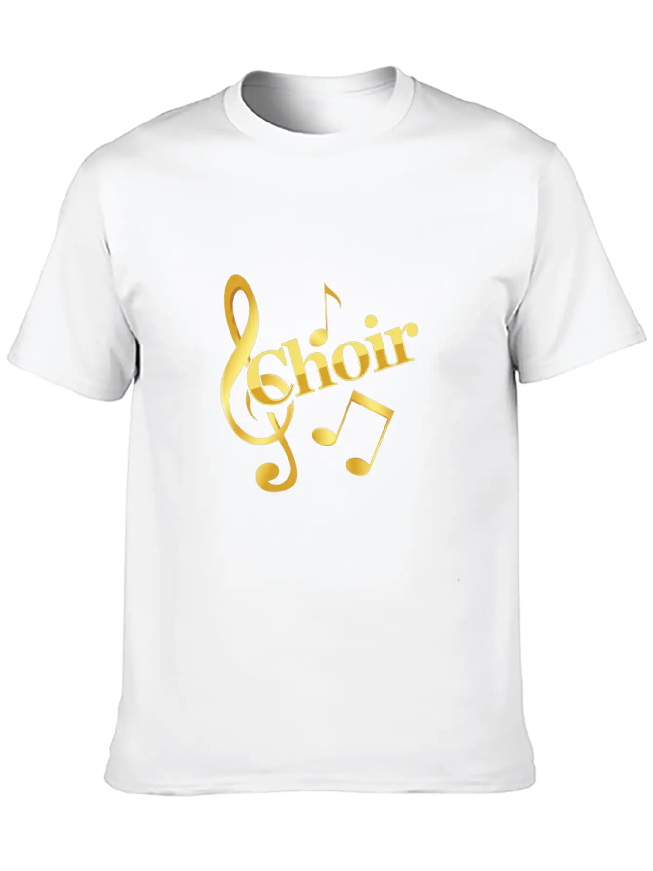 Choir Music Notes Clef Chorus Choral Music Gift Unisex Casual T-Shirt – Clean Design For Daily Comfort