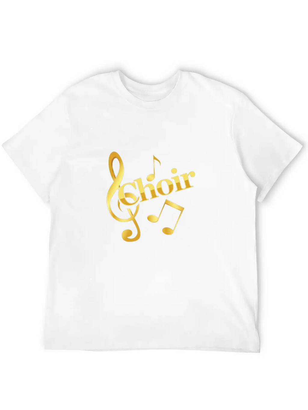 Choir Music Notes Clef Chorus Choral Music Gift Unisex Casual T-Shirt – Clean Design For Daily Comfort