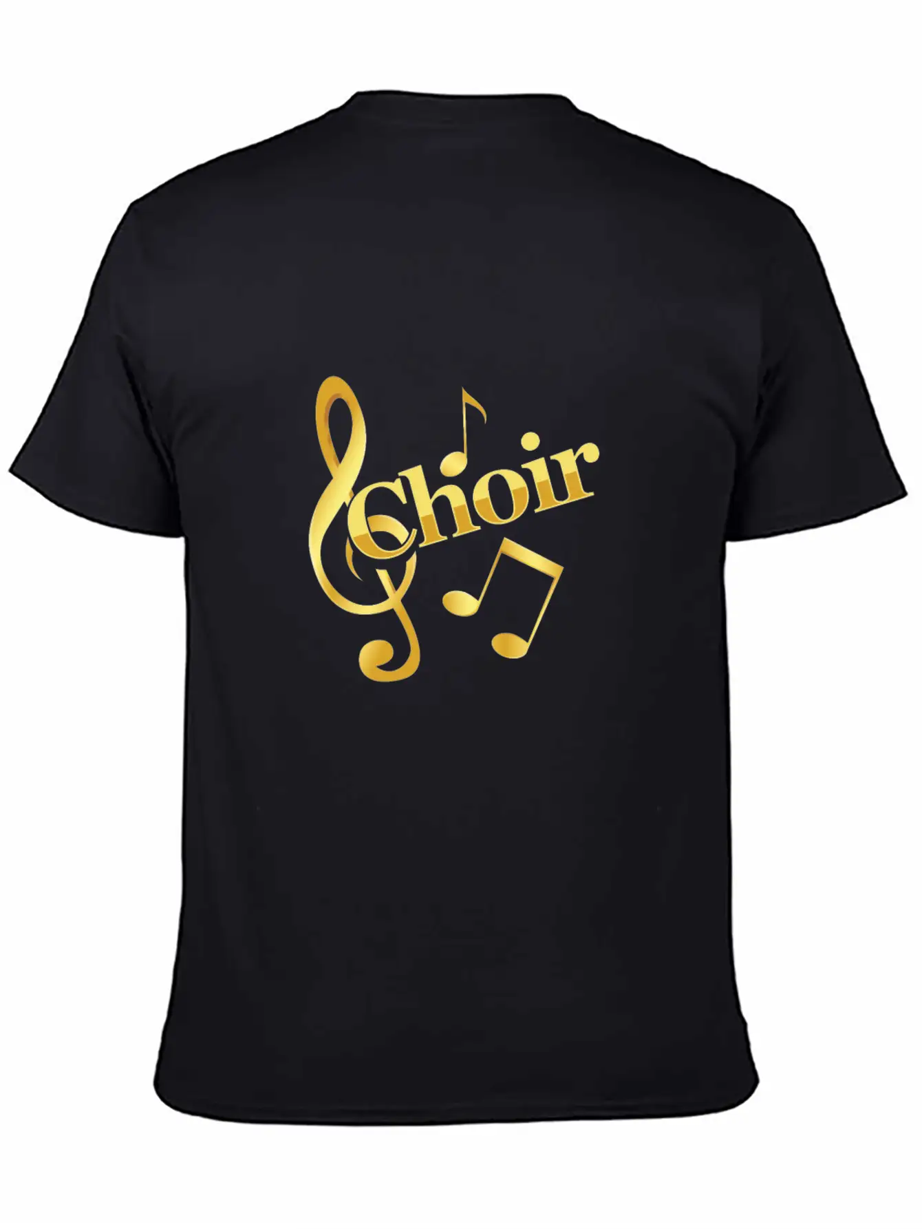 Choir Music Notes Clef Chorus Choral Music Gift Unisex Casual T-Shirt – Clean Design For Daily Comfort