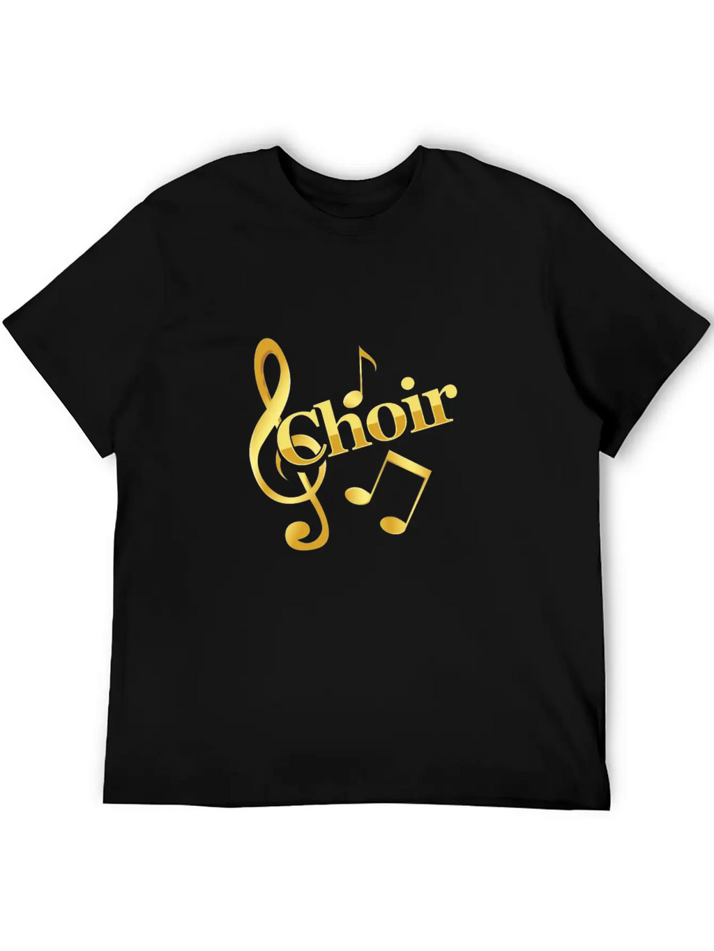 Choir Music Notes Clef Chorus Choral Music Gift Unisex Casual T-Shirt – Clean Design For Daily Comfort