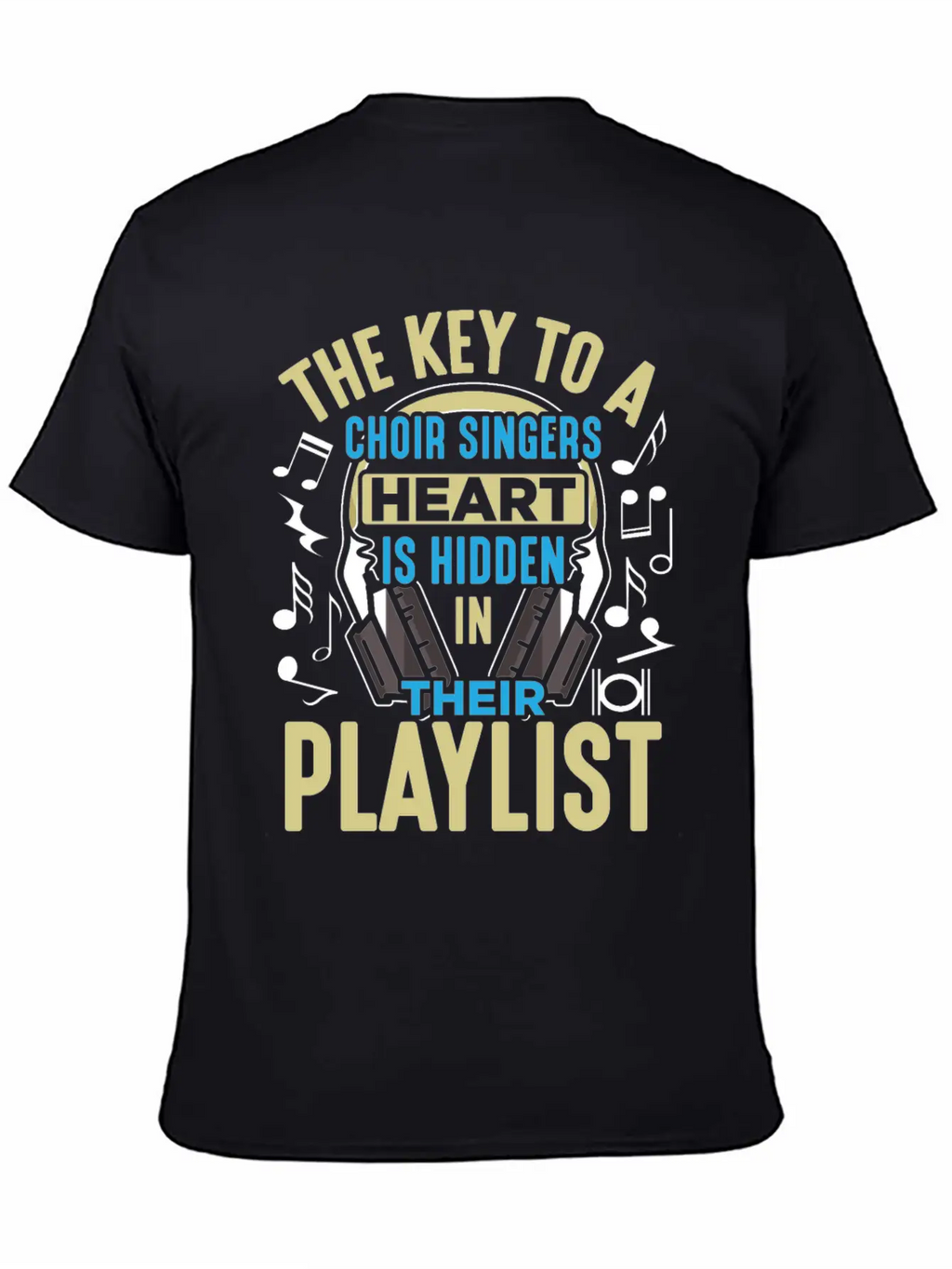 Choir Singer Key To Heart Musical Orchestra Lover Essential Unisex Summer Tee – Soft Cotton Casual Fit