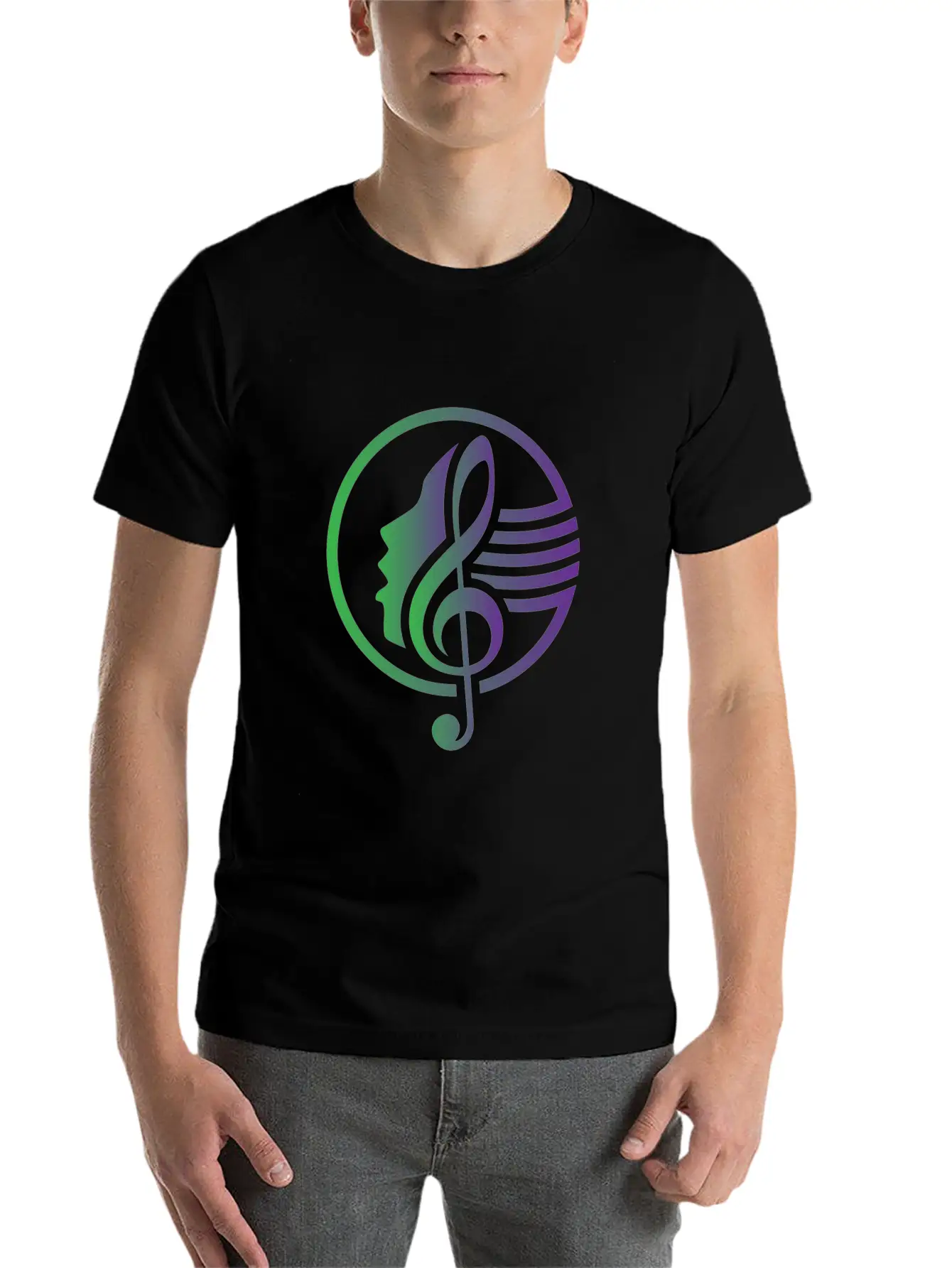 Choir Woman Chorus Singing Clef Choral Music Gift Unisex Casual T-Shirt – Clean Design For Daily Comfort