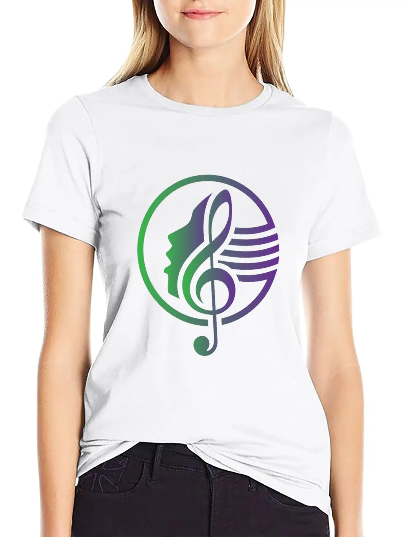 Choir Woman Chorus Singing Clef Choral Music Gift Unisex Casual T-Shirt – Clean Design For Daily Comfort