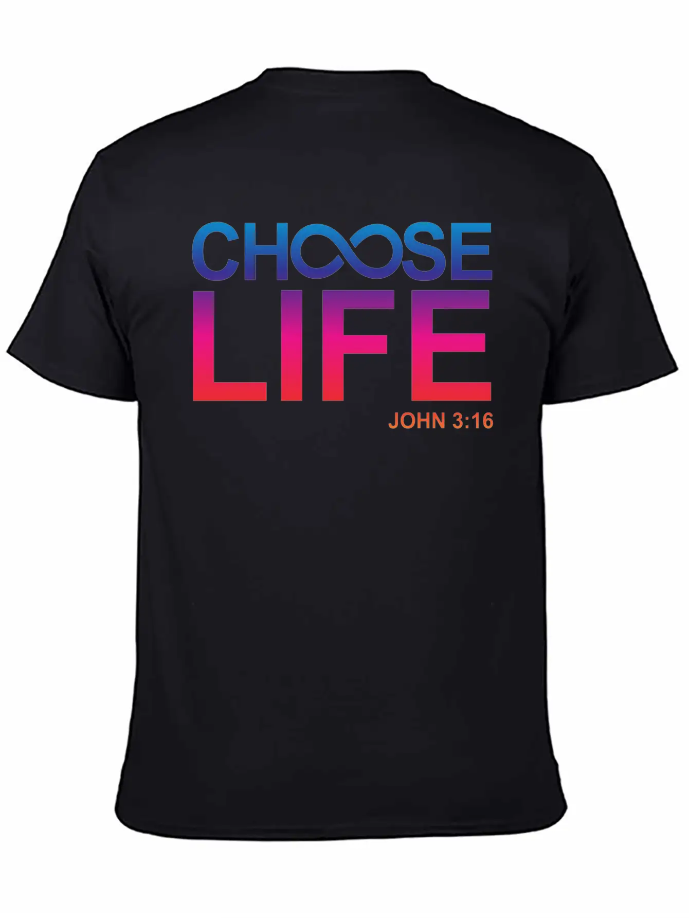 Choose Eternal Life John 3:16 Christian Gifts Breathable Graphic T-Shirt – Perfect For Casual Days