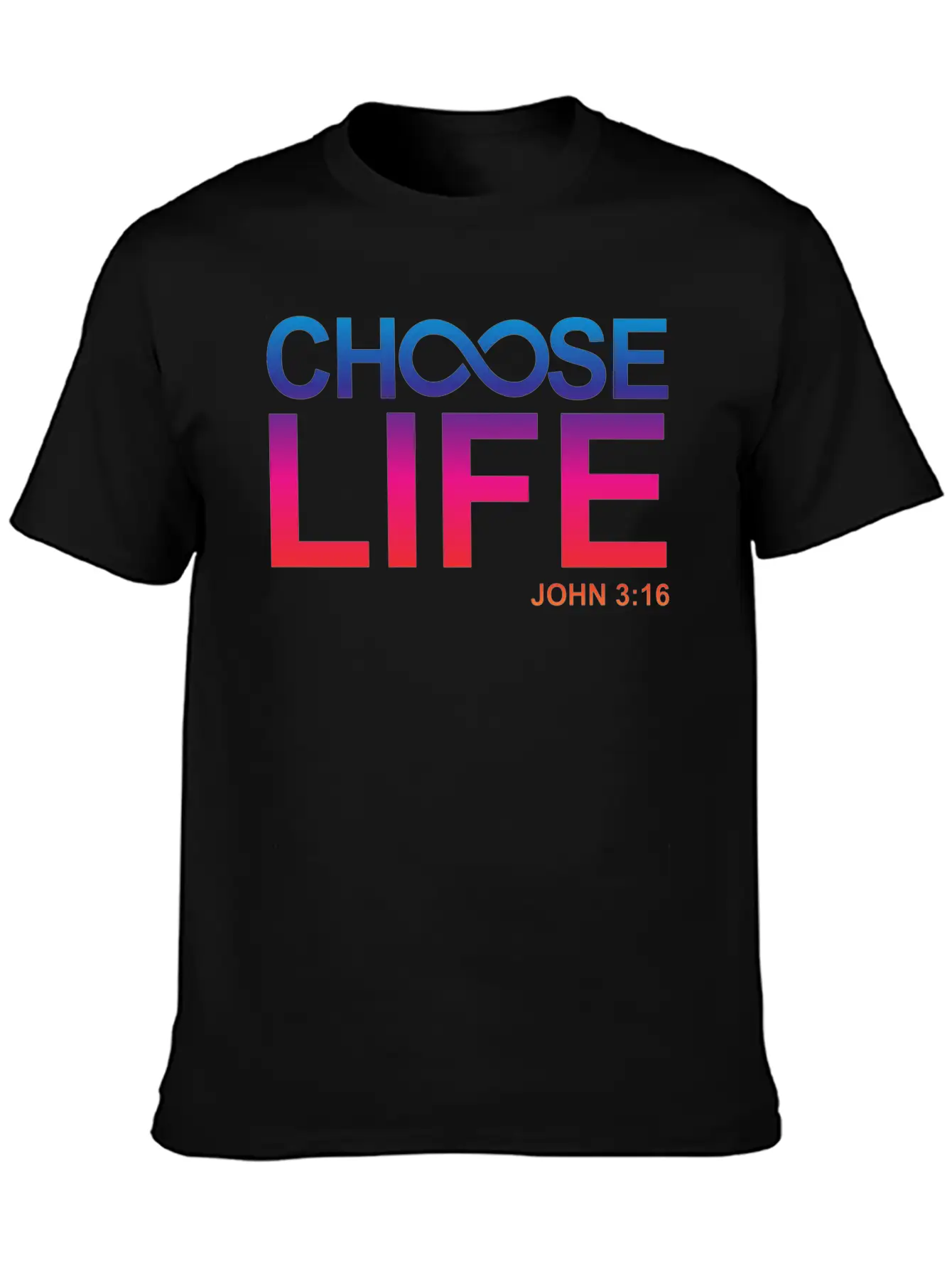Choose Eternal Life John 3:16 Christian Gifts Breathable Graphic T-Shirt – Perfect For Casual Days
