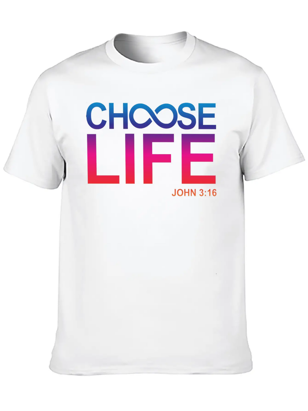 Choose Eternal Life John 3:16 Christian Gifts Breathable Graphic T-Shirt – Perfect For Casual Days
