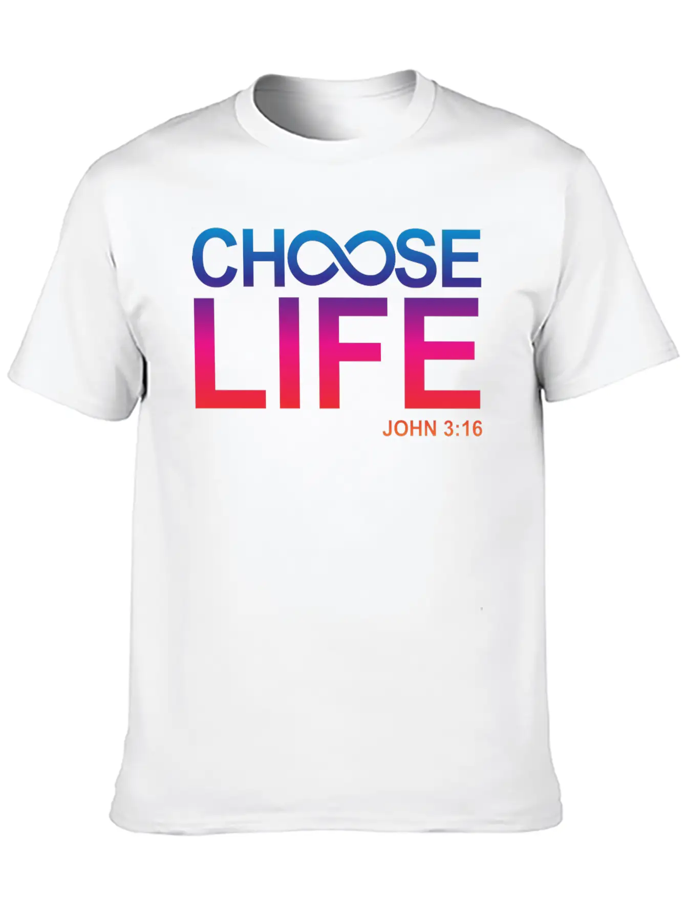 Choose Eternal Life John 3:16 Christian Gifts Breathable Graphic T-Shirt – Perfect For Casual Days