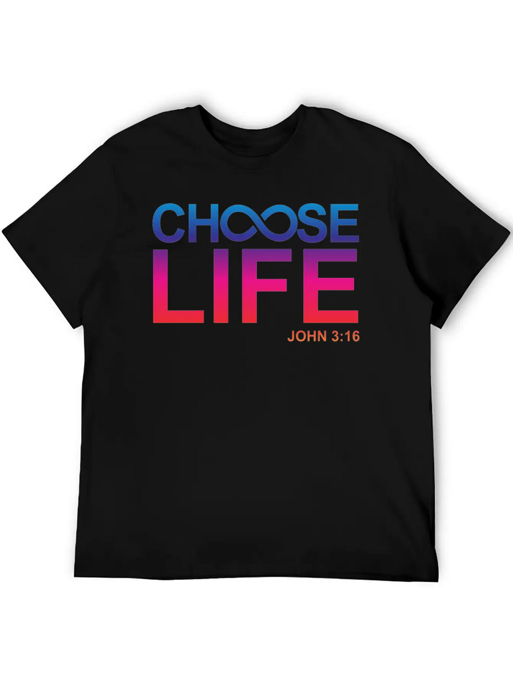 Choose Eternal Life John 3:16 Christian Gifts Breathable Graphic T-Shirt – Perfect For Casual Days