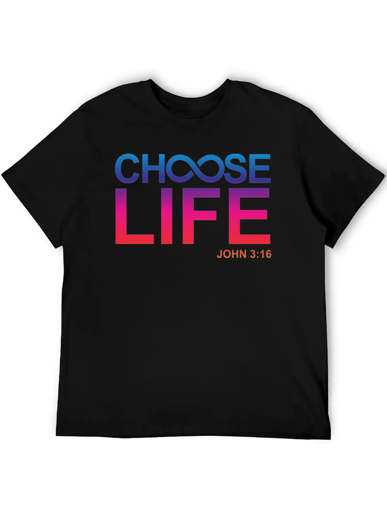 Choose Eternal Life John 3:16 Christian Gifts Breathable Graphic T-Shirt – Perfect For Casual Days