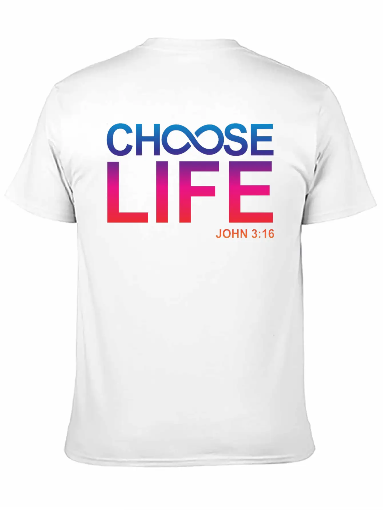 Choose Eternal Life John 3:16 Christian Gifts Breathable Graphic T-Shirt – Perfect For Casual Days