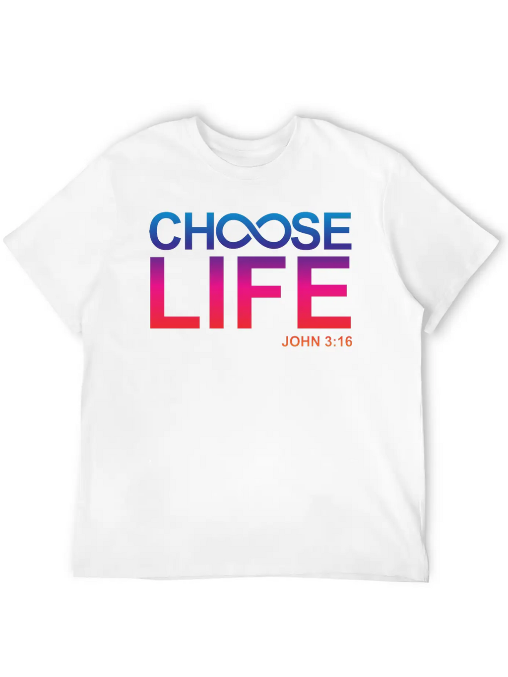 Choose Eternal Life John 3:16 Christian Gifts Breathable Graphic T-Shirt – Perfect For Casual Days