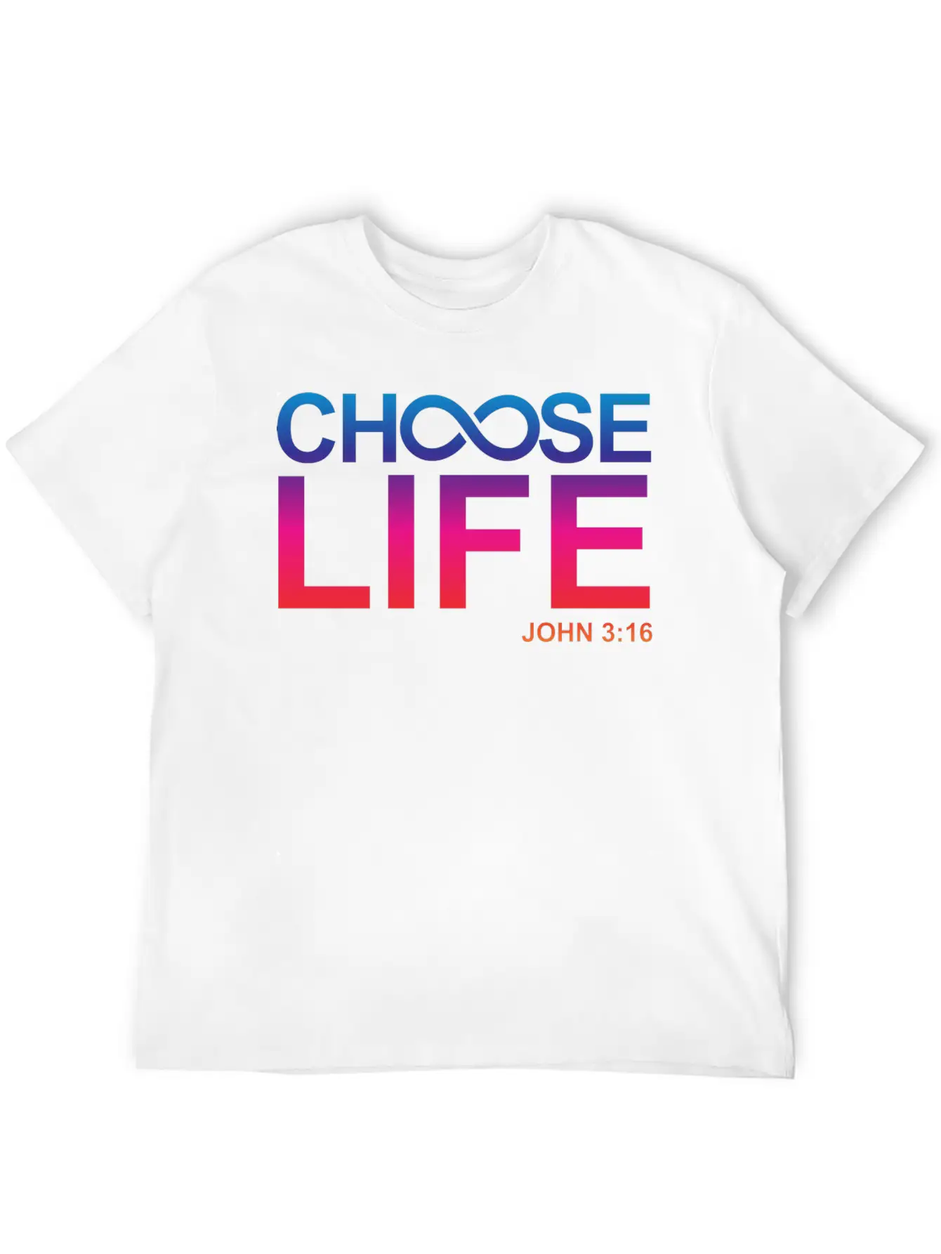 Choose Eternal Life John 3:16 Christian Gifts Breathable Graphic T-Shirt – Perfect For Casual Days