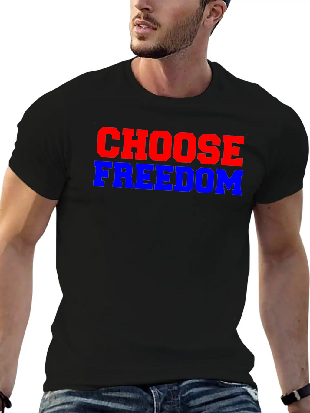 CHOOSE FREEDOM Timeless Short Sleeve Tee – Comfy And Minimalist Design