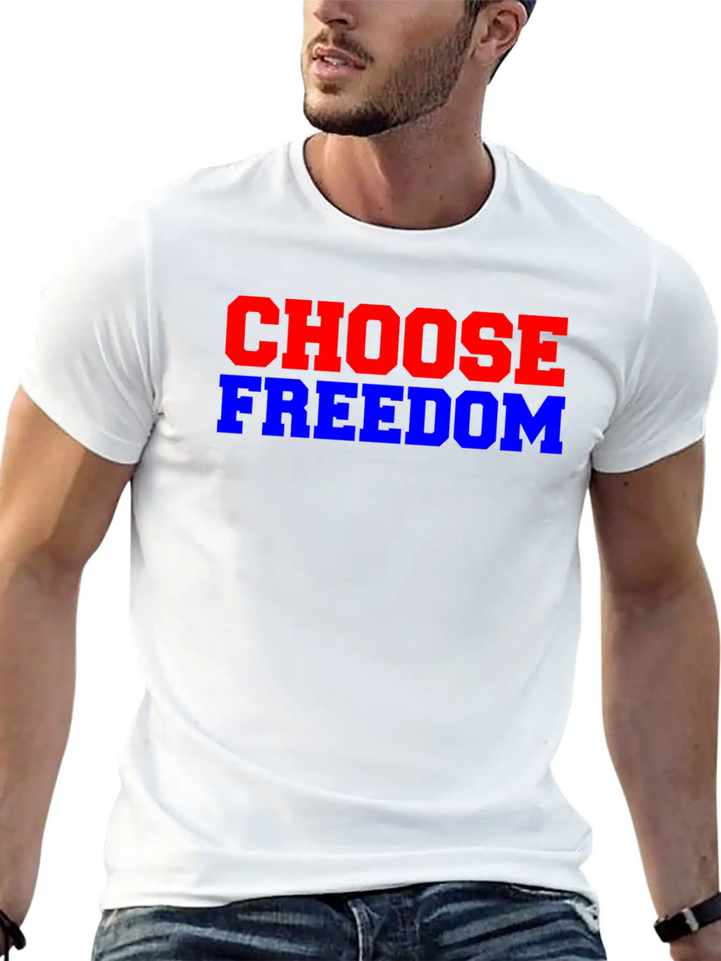 CHOOSE FREEDOM Timeless Short Sleeve Tee – Comfy And Minimalist Design