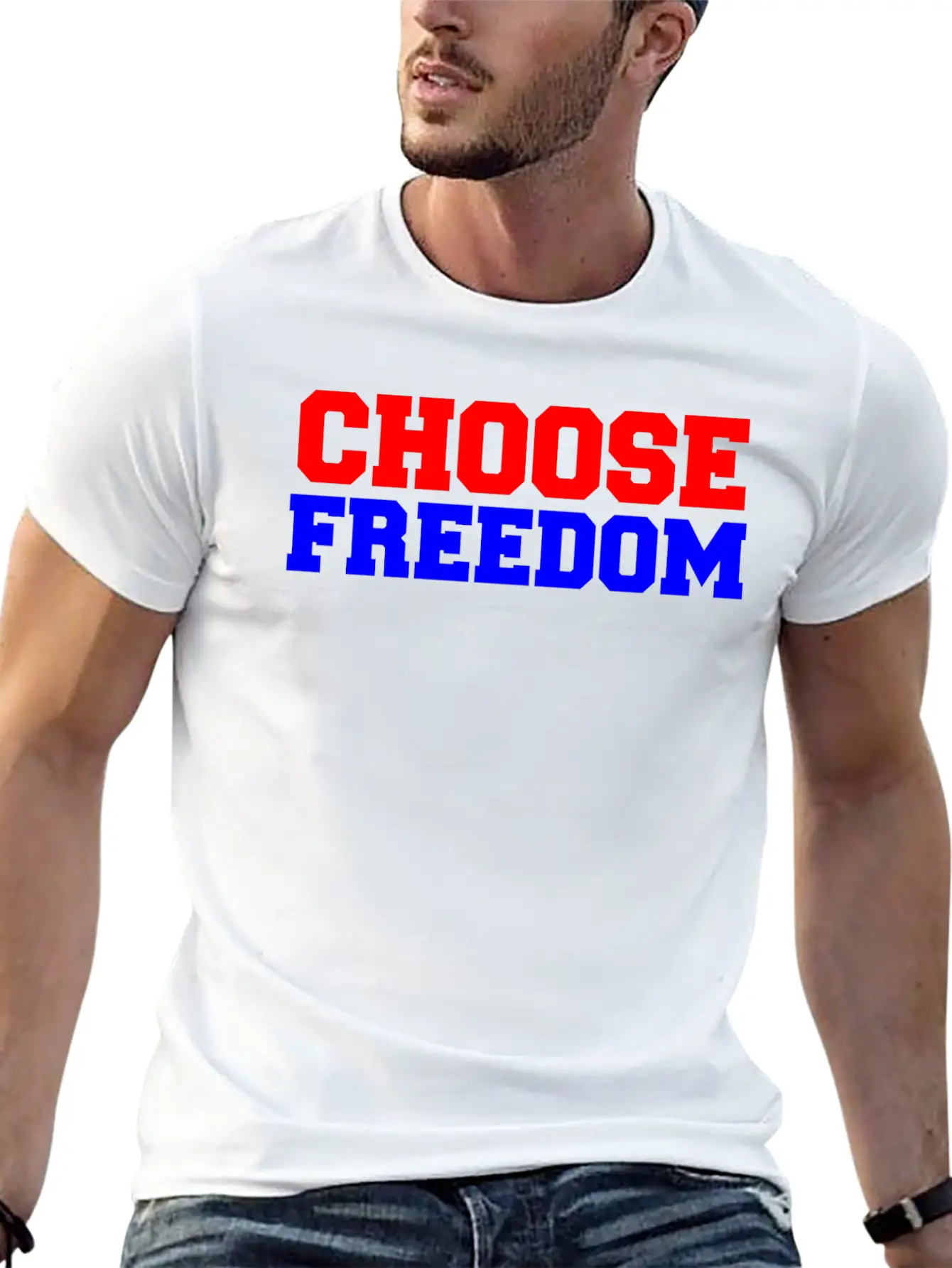 CHOOSE FREEDOM Timeless Short Sleeve Tee – Comfy And Minimalist Design